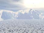 Winter's first fall near the forked mountains in Azin